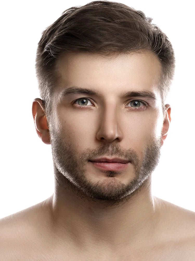 Before and after Collagen Induction Therapy showing skin improvement