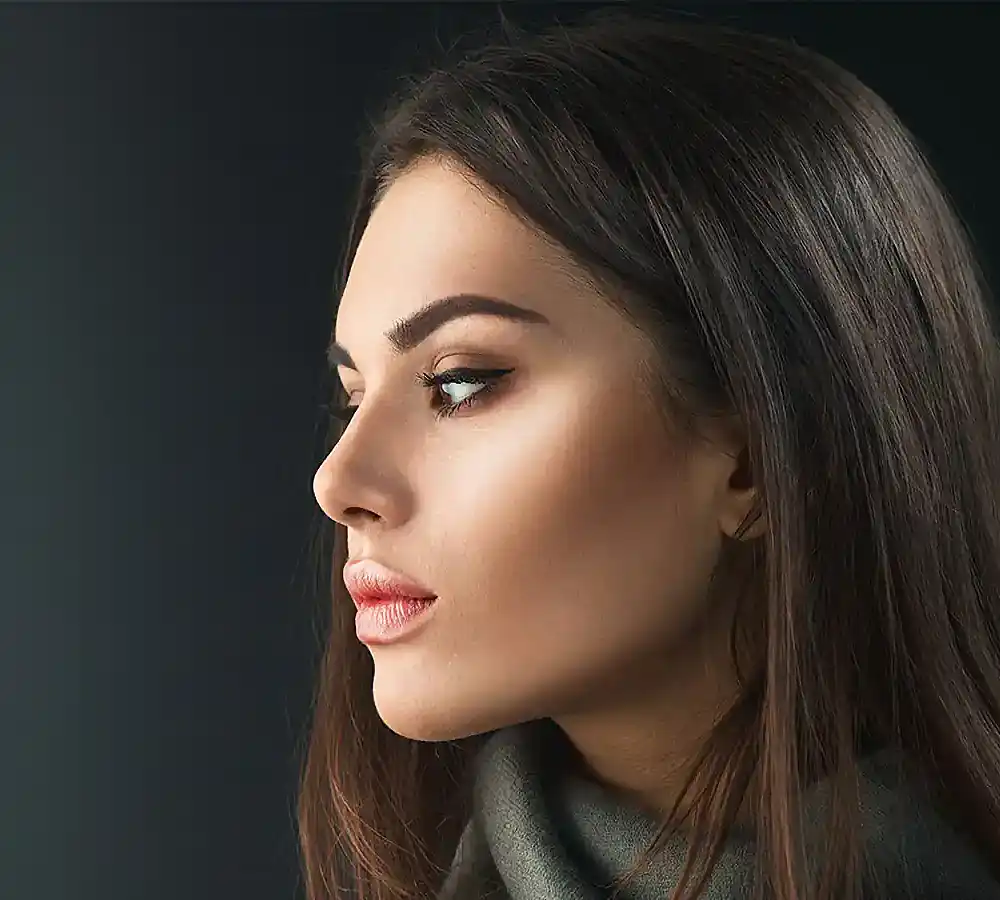 Before and after results of masseter reduction treatment