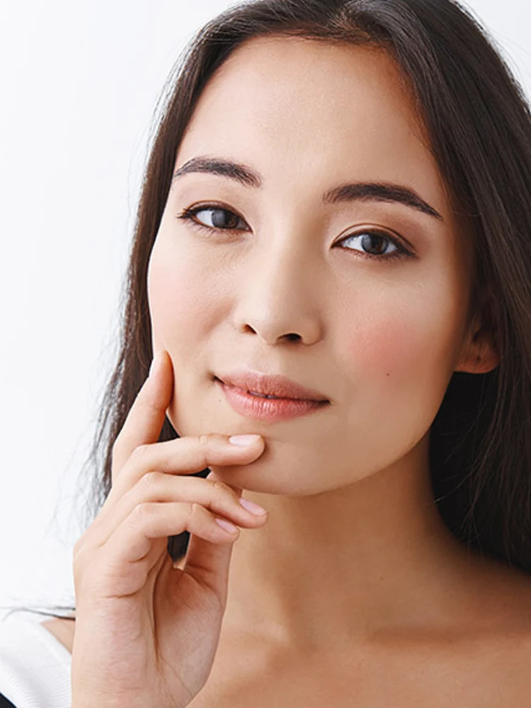 Patient displaying Masseter Hypertrophy Treatment Memphis results